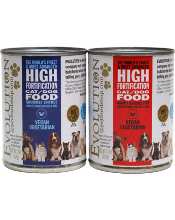 Evolution Diet Vegan Canned Food For Cats and Dogs