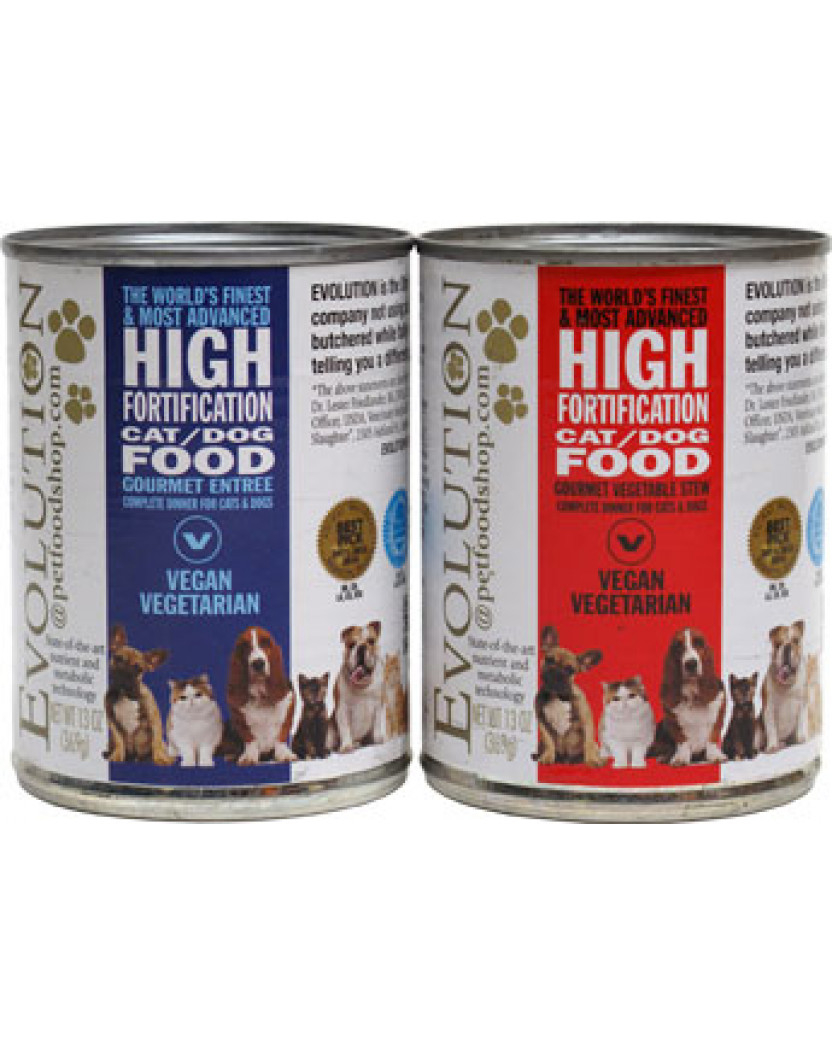 Evolution Diet Vegan Moist Canned Food For Cats And Dogs